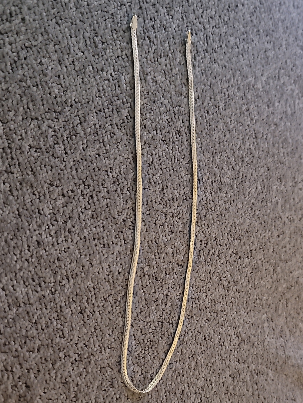 Elegant Gold-Tone Sterling-Silver Women's Chain Necklace